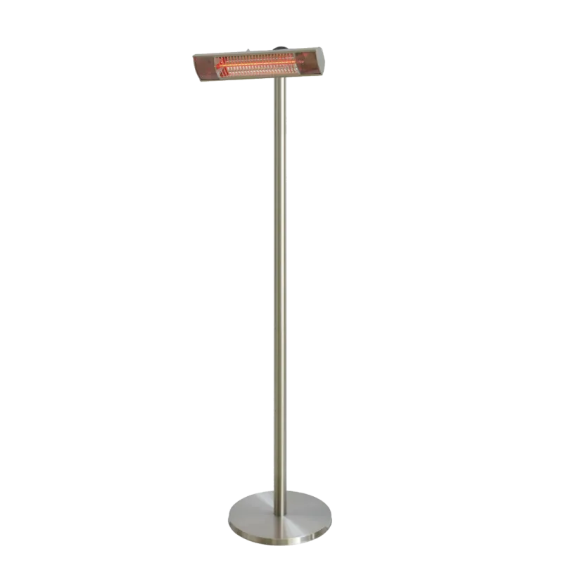 HORTUS Terrassevarmer gulvmodel 1500 W, GT, sølv - 211-398