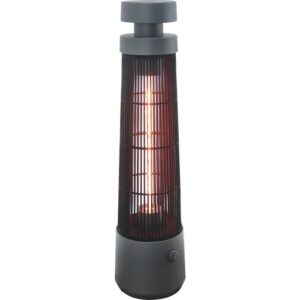 Heat1 Eco High-line terrassevarmer, infrarød, 1200W, sort