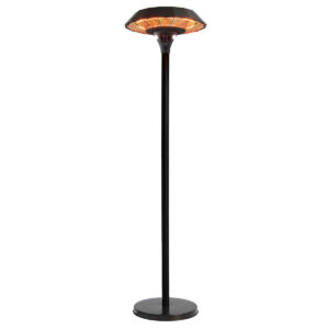 Hortus Terrassevarmer - Gulv med Remote 2000W (Halogen) Sort