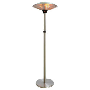 Hortus Terrassevarmer - Gulv med Teleskop 2100W (Halogen) Sølv