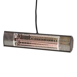 Hortus Terrassevarmer - Væg 1500W (Gold Tube) Antracit
