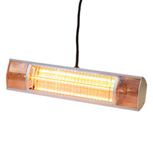 Hortus Terrassevarmer - Væg 1500W (Gold Tube) Sølv