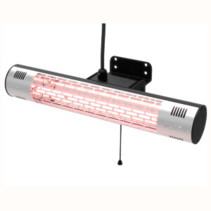 Hortus Terrassevarmer - Væg 1500W (Gold Tube) Sort