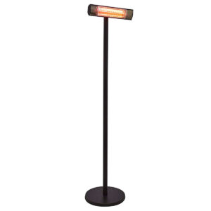 Hortus Terrassevarmer gulvmodel 1500W (Gold Tube) Sort