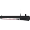 Terrassevarmer Vægmodel 1500 W Remote Gt - Sort