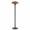 Hortus - Terrassevarmer gulvmodel UFO 800/1200/2000 W, HA, med fjernbetjening, sort