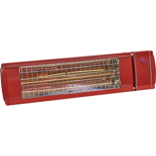 Heat1 Eco High-line terrassevarmer 2000W, rød